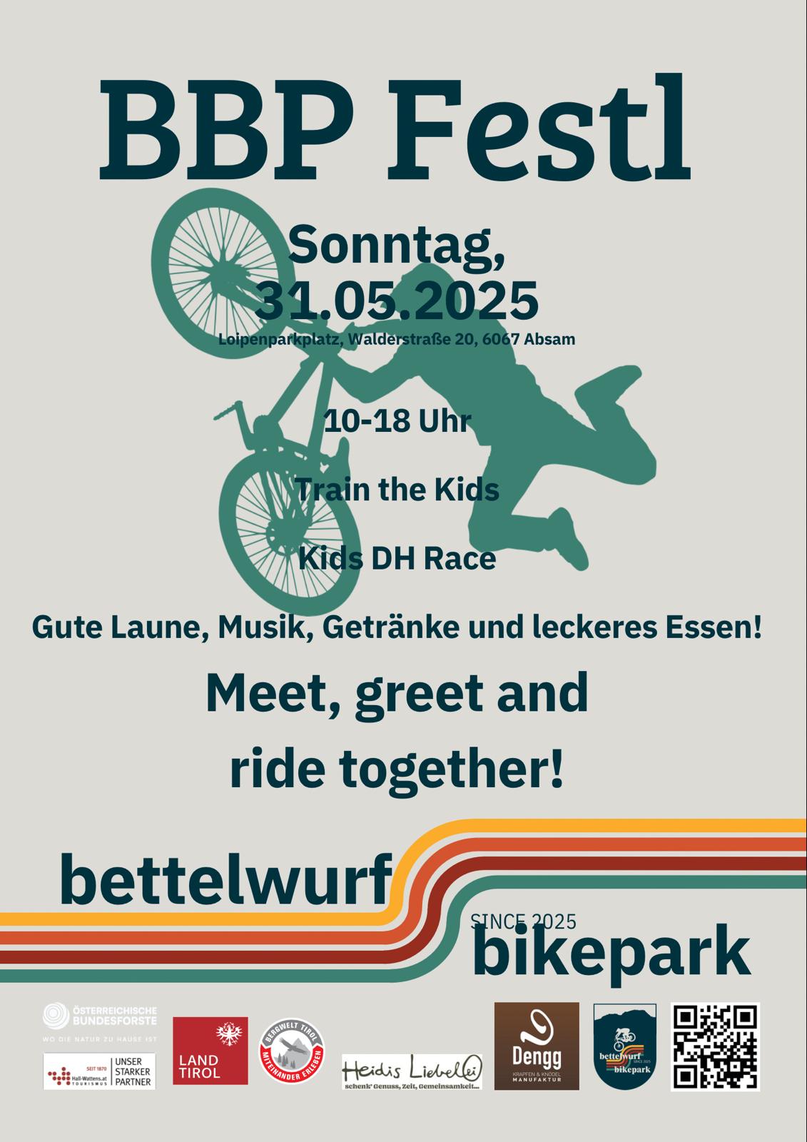 Bettelwurf Bike Park Festl am 31. Mai 2026